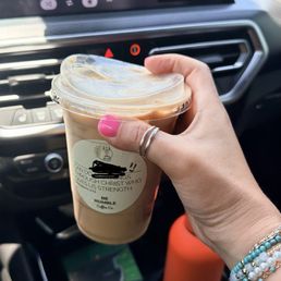Iced SF vanilla oat milk latte Iced SF vanilla oat milk latte