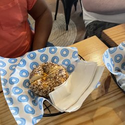 Homewood Bagel Company - Everything bagel sandwich