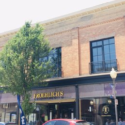 the front of the building