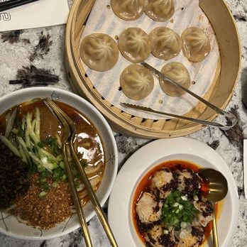 Supreme Dumplings Katy - Szechuan Spicy Xiao Long Bao (8), Supreme Tan Tan Noodles, and Shrimp & Pork Wontons - Shanghainese Near Me - Katy, Texas Supreme Dumplings Katy - Szechuan Spicy Xiao Long Bao (8), Supreme Tan Tan Noodles, and Shrimp & Pork Wontons - Shanghainese Near Me - Katy, Texas