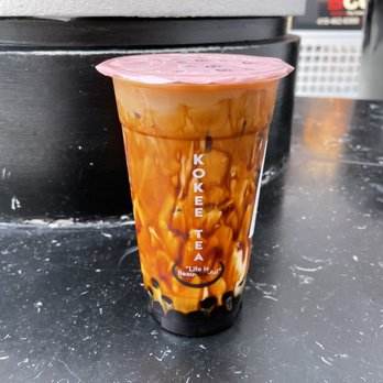 Kokee Tea - Brown sugar cold brew with honey boba - Coffee & Tea Near Me - Towson, Maryland