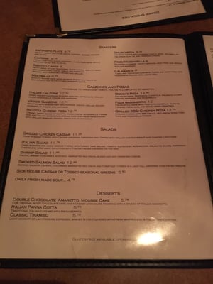 Menu photo 7 Bocci's on 7th Portland, OR