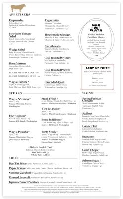 Menu photo 4 El Che Steakhouse & Bar Chicago, IL