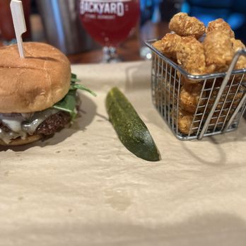 Backyard - The local burger with tots - Bars Near Me - Stowe, Vermont