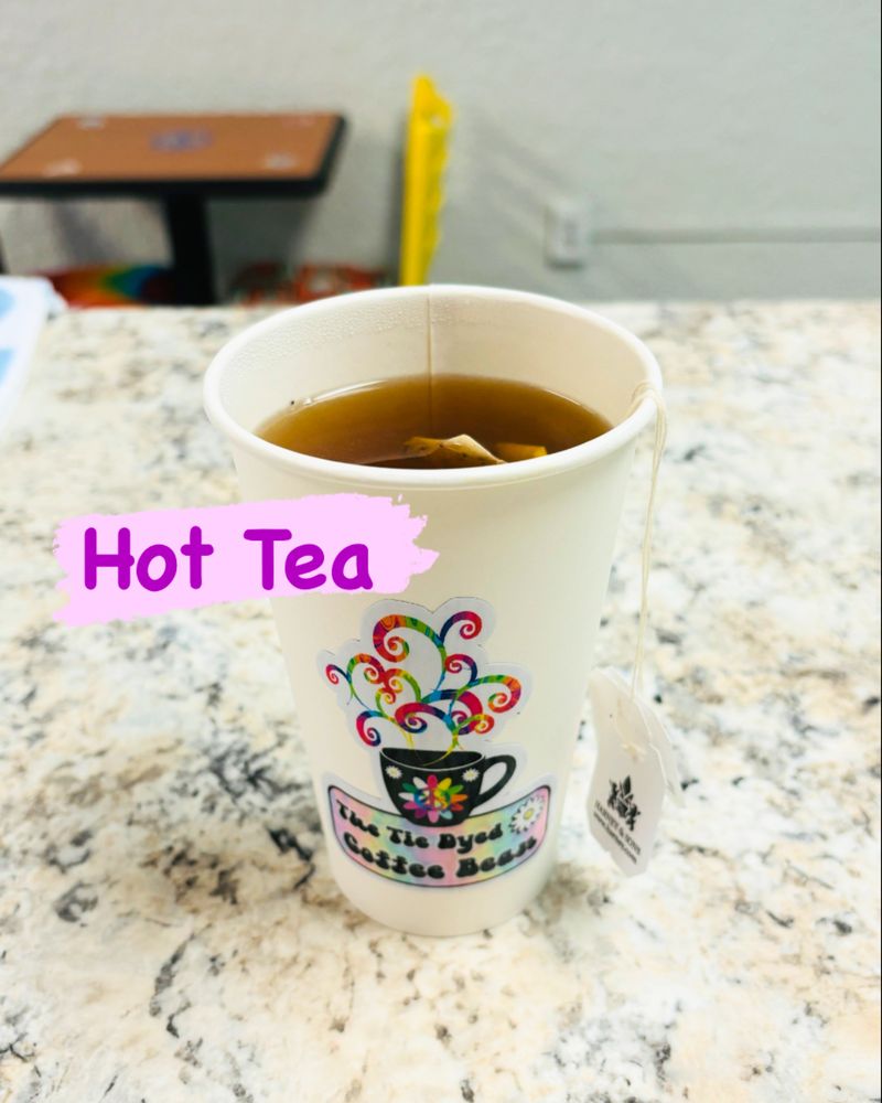 The Tie Dyed Coffee Bean Logo