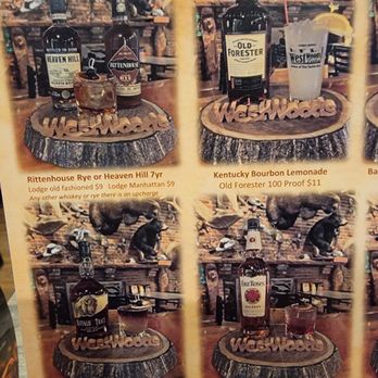 Westwoods Lodge Pub & Grill and Big Timber Bourbon Bar - Menu - American Near Me - Springfield, Illinois