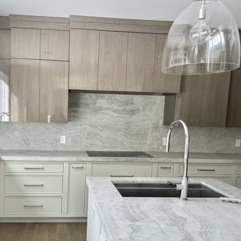 Packard Cabinetry - galley work stations on island and on perimeter - Cabinetry Near Me - Sea Cliff, New York Packard Cabinetry - galley work stations on island and on perimeter - Cabinetry Near Me - Sea Cliff, New York