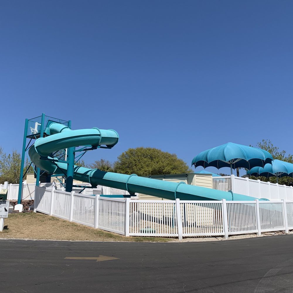 Camp Gulf - Pool and slide. - Campgrounds Near Me - Destin, Florida Camp Gulf - Pool and slide. - Campgrounds Near Me - Destin, Florida