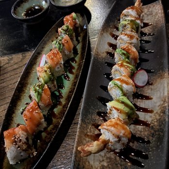 Kinjo Room - Eel Special Roll& Shrimp Tempura Special Roll - Sushi Bars Near Me - Atlanta, Georgia