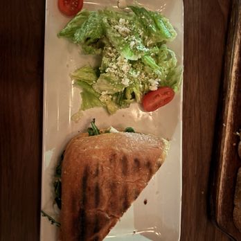 Postino Highlands Ranch - 1/2 Chicken Mozzarella Panini w/ salad - Wine Bars Near Me - Highlands Ranch, Colorado Postino Highlands Ranch - 1/2 Chicken Mozzarella Panini w/ salad - Wine Bars Near Me - Highlands Ranch, Colorado