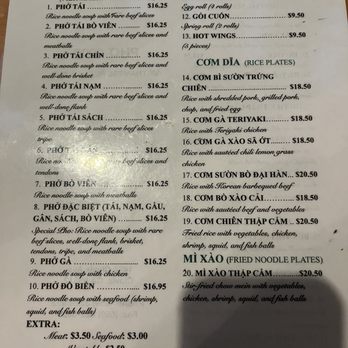 Pho 2006 - Menu - Vietnamese Near Me - Clovis, California