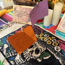 Branigan Cultural Center - Papel picado - my note to my son