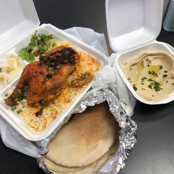 Hadramout Restaurant - Well don't mind if I dooo! Hanith chicken, hummus, and pita bread - Middle Eastern Near Me - Houston, Texas Hadramout Restaurant - Well don't mind if I dooo! Hanith chicken, hummus, and pita bread - Middle Eastern Near Me - Houston, Texas