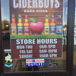 Wine N Liquor Outlet - Store hours