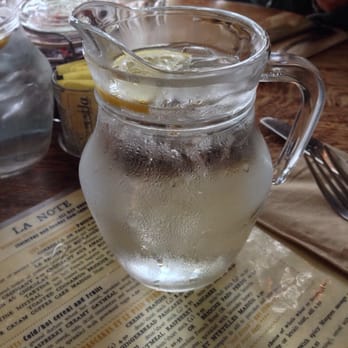 La Note - The littttleeee water pitcher! - French Near Me - Berkeley, California