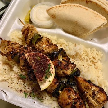 John's Kabob - 1. Chicken Kabob Plate - Mediterranean Near Me - Monterey Park, California John's Kabob - 1. Chicken Kabob Plate - Mediterranean Near Me - Monterey Park, California
