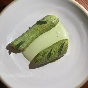 Rustic Canyon - Heirloom squash with Thai basil and fresh cheese - Wine Bars Near Me - Santa Monica, California Rustic Canyon - Heirloom squash with Thai basil and fresh cheese - Wine Bars Near Me - Santa Monica, California