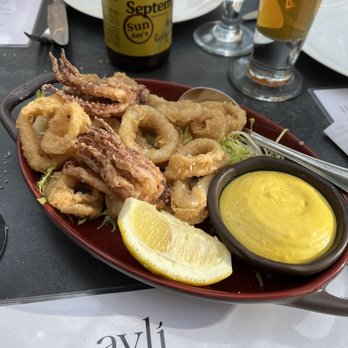 Avli on The Park - Fried Calamari - Greek Near Me - Chicago, Illinois