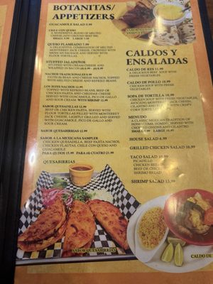 Menu photo 1 Sabor A La Mexicana San Antonio, TX Menu photo 1 Sabor A La Mexicana San Antonio, TX