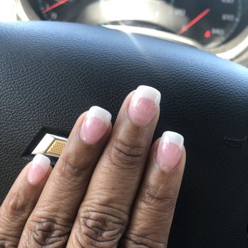 All Nails - Messed up full set pink & white gel nails - Nail Salons Near Me - Labelle, Florida All Nails - Messed up full set pink & white gel nails - Nail Salons Near Me - Labelle, Florida