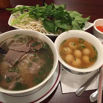 Atl Pho - Flank steak pho with side order of quail eggs soup - Vietnamese Near Me - Lilburn, Georgia