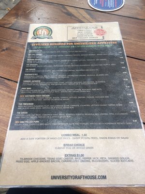 Menu photo 5 University Draft House Edinburg, TX