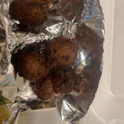 Hush puppies burnt