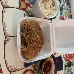 Pulled bbq Pulled Porked Sandwich