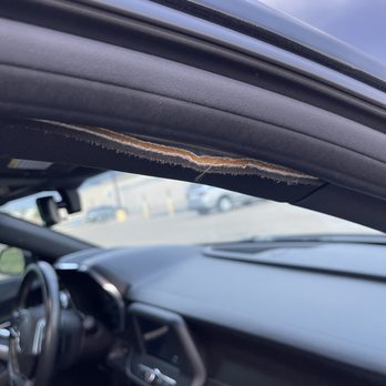 Trophy Nissan1 - Ceiling coming off. - Auto Repair Near Me - Mesquite, Texas Trophy Nissan1 - Ceiling coming off. - Auto Repair Near Me - Mesquite, Texas