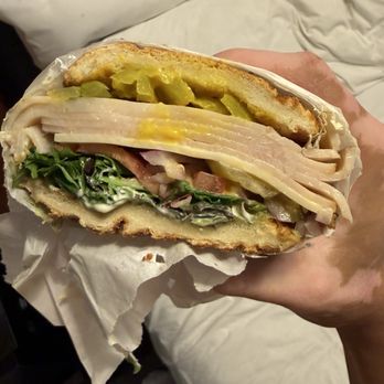 Mellis Cafe - Turkey sandwich with no bacon no avocado even tho they charged me for it and I waited 30 minutes - Coffee & Tea Near Me - San Francisco, California Mellis Cafe - Turkey sandwich with no bacon no avocado even tho they charged me for it and I waited 30 minutes - Coffee & Tea Near Me - San Francisco, California