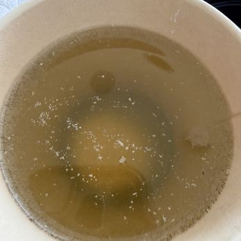 Chafinity Tea House - Here are the white specks floating in the tea - Coffee & Tea Near Me - Costa Mesa, California