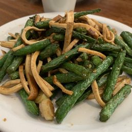 Braised string beans with bean curd Braised string beans with bean curd