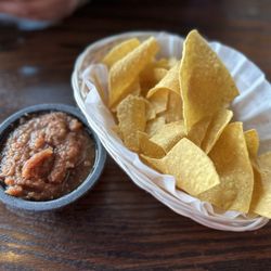 Tres Hermanas - Complimentary chips and dip!!