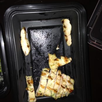 Maggies Farm - This was the $4 chicken add on for salad. The container is the size of my hand for perspective. - Bars Near Me - Middleton, Massachusetts