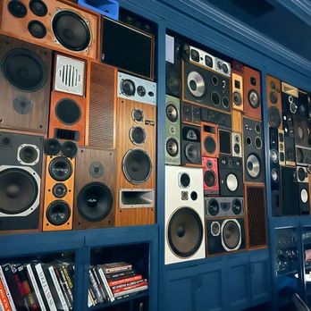 Wax Social - Back speaker wall - Cocktail Bars Near Me - Portland, Oregon Wax Social - Back speaker wall - Cocktail Bars Near Me - Portland, Oregon