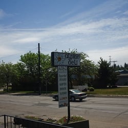 Alpine Delicatessen - Sign out front