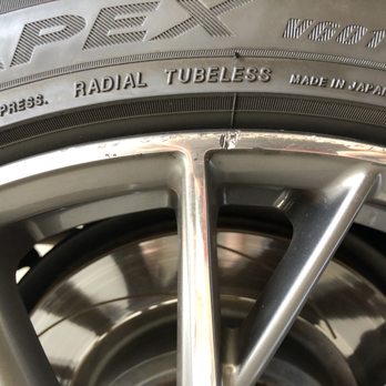 Pit Stop Wheel Repair - Damaged rim - Wheel & Rim Repair Near Me - Los Angeles, California