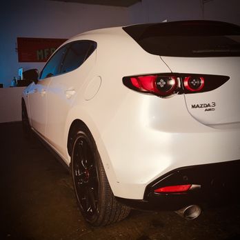 Mirror Finish Ride - Ceramic Corting the pearl white Mazda - Auto Detailing Near Me - Victoria, British Columbia