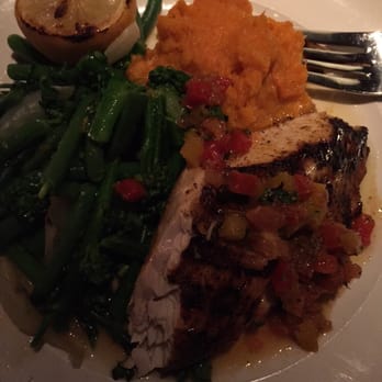 Seasons 52 - A Mahi mahi. Just a little bit dry... - New American Near Me - Oak Brook, Illinois