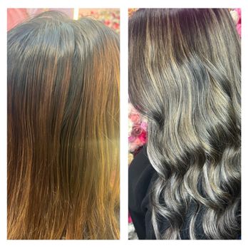 Style 5 - Highlights with I-tip Extensions - Hair Stylists Near Me - North Las Vegas, Nevada Style 5 - Highlights with I-tip Extensions - Hair Stylists Near Me - North Las Vegas, Nevada