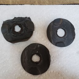 Washers that go between spare tire and mount. (Jeep) Washers that go between spare tire and mount. (Jeep)