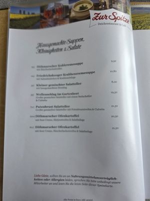Menu photo 3 Zur Spitze Friedrichskoog, SH