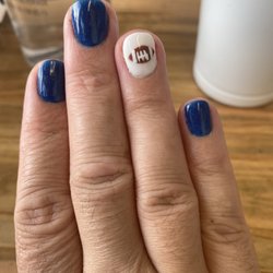 Queen's Nails Salon - Football season is among us!!