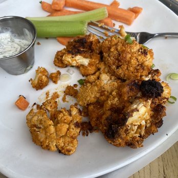 Greenleaf Kitchen & Cocktails - Charred Buffalo Cauliflower - New American Near Me - Costa Mesa, California Greenleaf Kitchen & Cocktails - Charred Buffalo Cauliflower - New American Near Me - Costa Mesa, California
