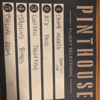 Pinthouse Pizza - Flight list - Pizza Near Me - Austin, Texas Pinthouse Pizza - Flight list - Pizza Near Me - Austin, Texas