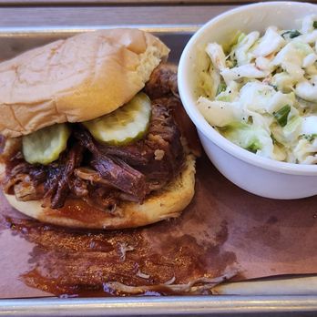 Jim 'N Nick's Bar-B-Q - Bbq sandwich with coleslaw - Barbeque Near Me - Warner Robins, Georgia