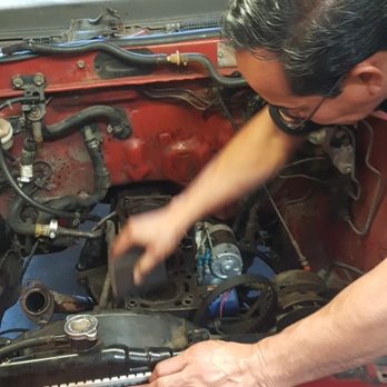 Roger's Garage - Roger working on our son, Emerill's car. - Auto Repair Near Me - Chula Vista, California