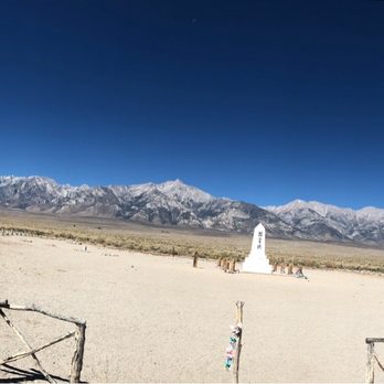 Manzanar National Historic Site - Graveyard; 150 people died while incarcerated - Landmarks & Historical Buildings Near Me - Independence, California
