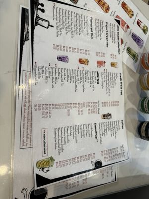 Menu photo 2 ODD Tea & More Tomball, TX