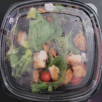 Whataburger - Half eaten salad - Fast Food Near Me - Humble, Texas